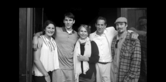 Ben Rosenthal, second from left, with his sister Ariella, mother Inka, father Robert and brother Adam.